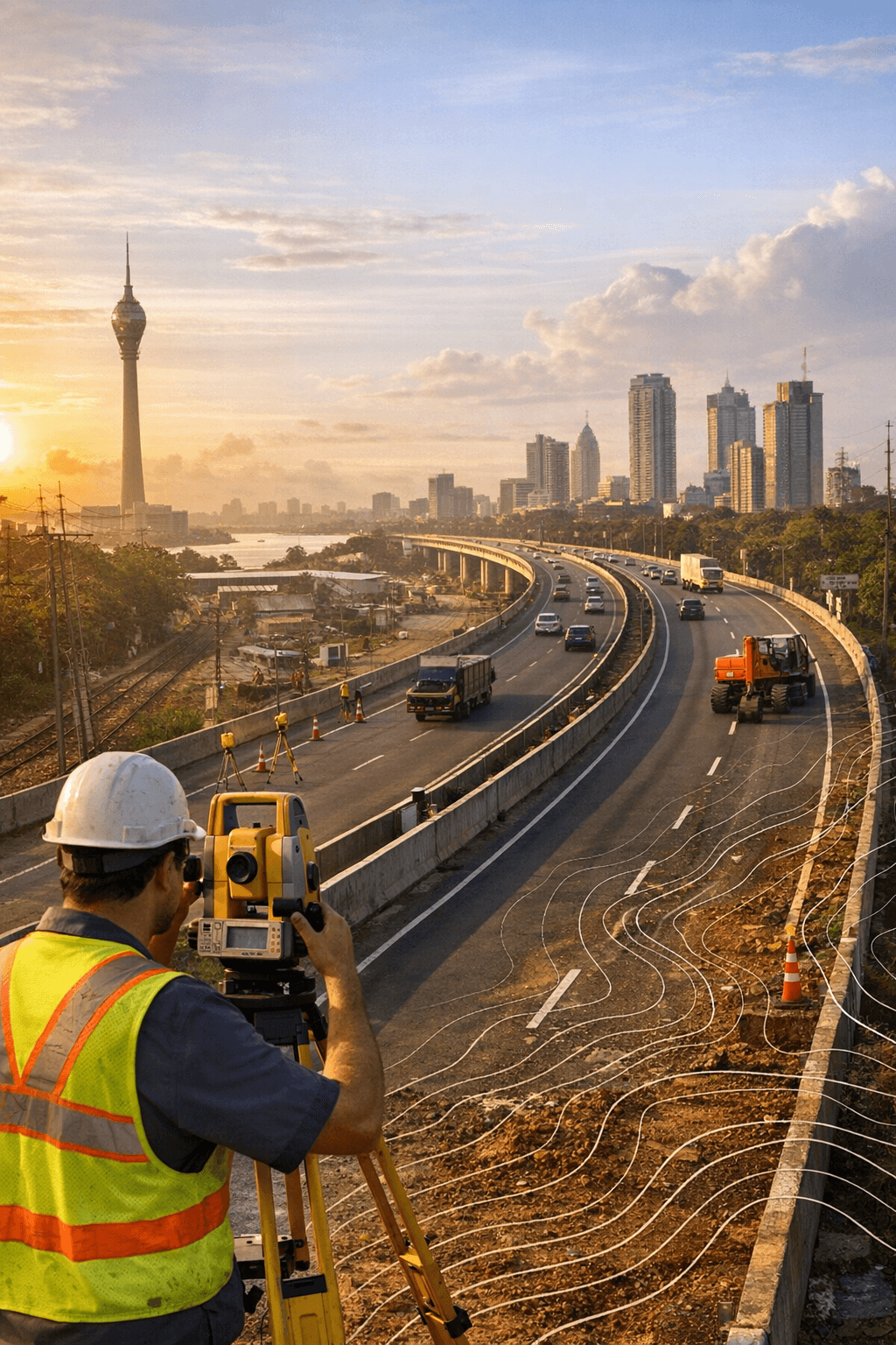 Colombo Expressway Corridor Survey - Survey Project in Colombo District, Sri Lanka